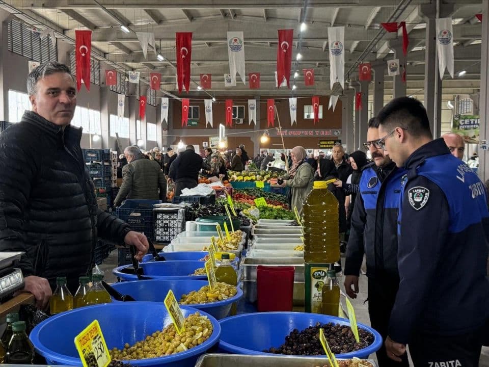 Lapseki Cumartesi Pazarı Denetim Raporu
