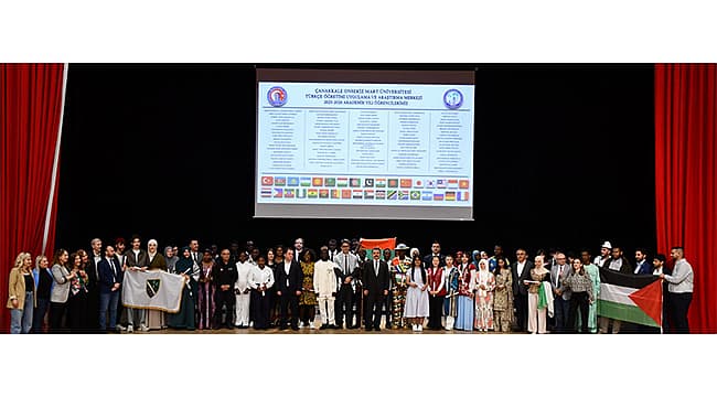 ÇOMÜ Tömer'de 2025-2026 Akademik Yılı Mezuniyet Töreni Gerçekleştirildi