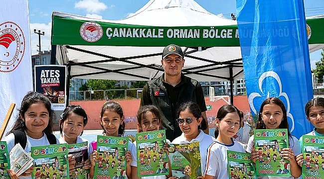 DÜNYA ÇEVRE GÜNÜ'NDE ÖĞRENCİLERE ORMAN VE ÇEVRE BİLİNCİ AŞILANDI