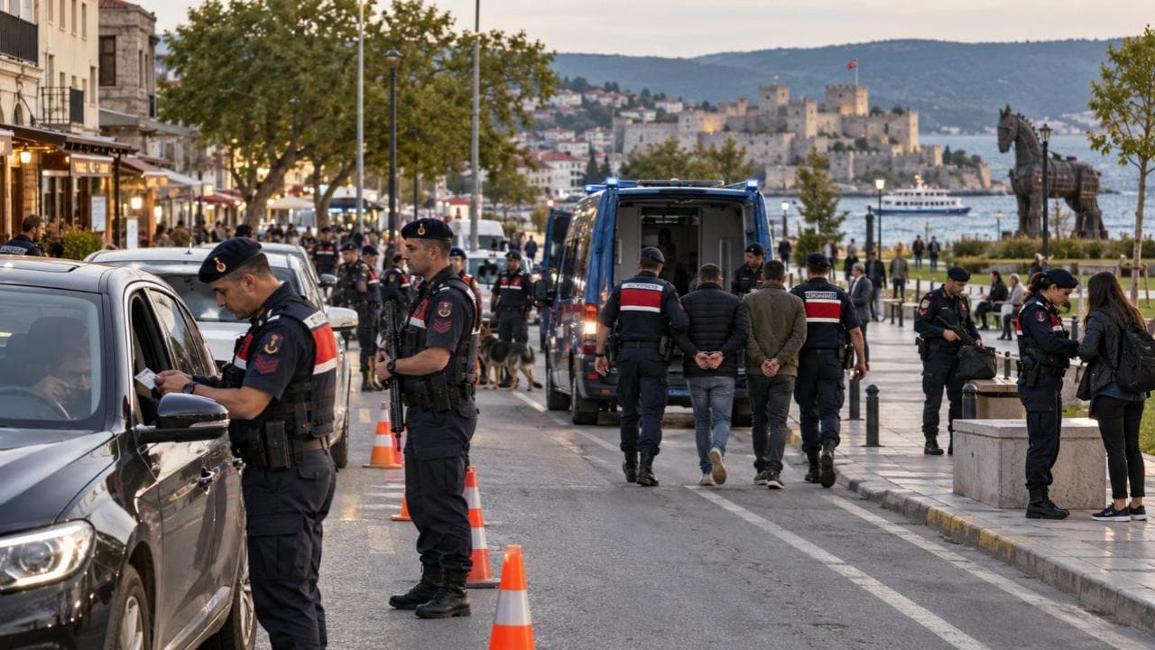 Çanakkale’de Jandarmadan dev harekât: 97 Kişi yakalanarak gözaltına alındı, 15’i cezaevine gönderildi!