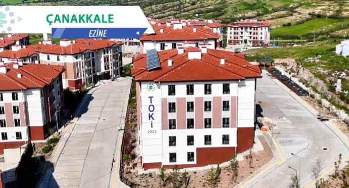 TOKİ'den Ezine'ye 388 Sosyal Konut