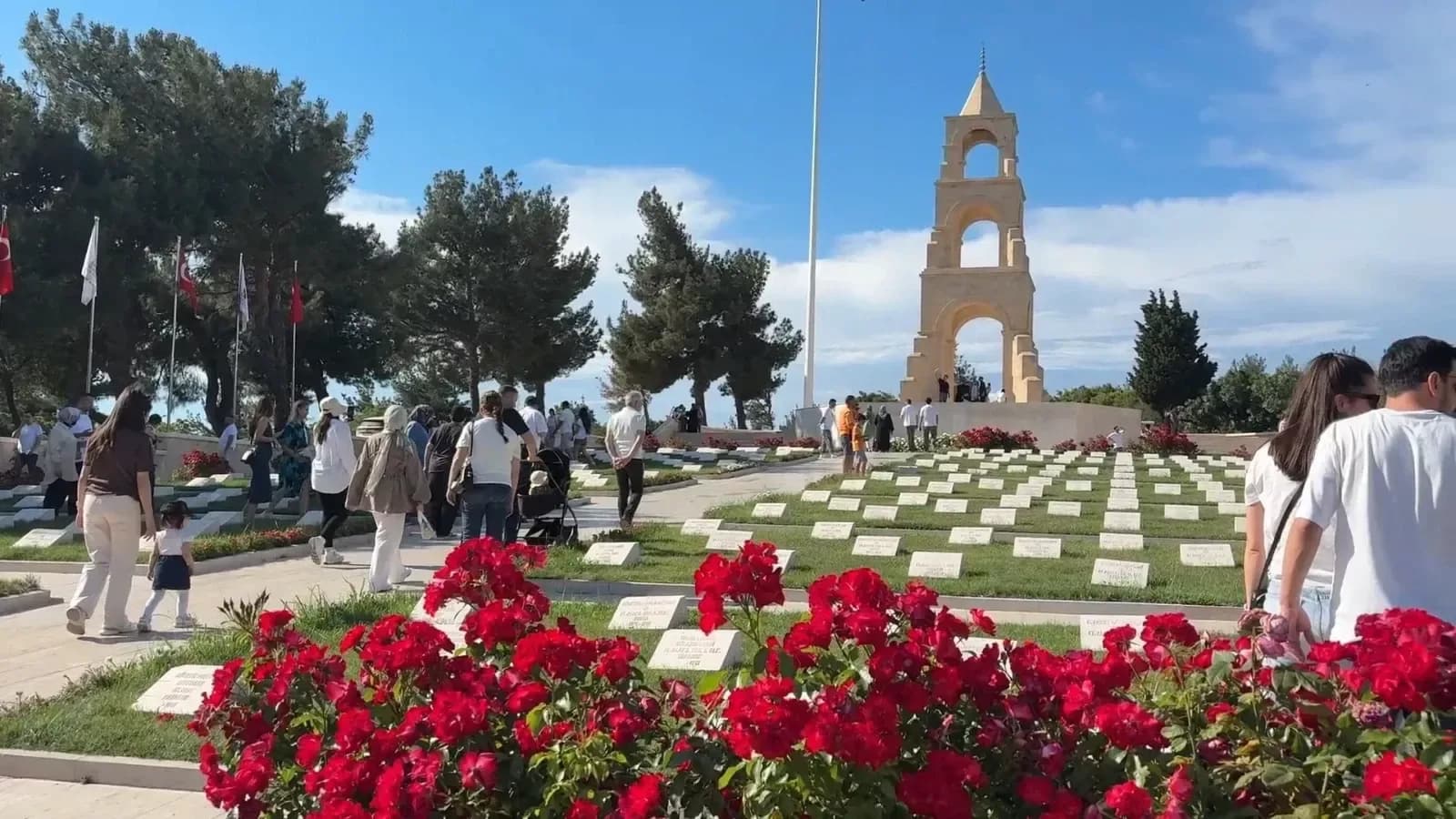 Tarihi Gelibolu Yarımadası'nda Kurban Bayramı Yoğunluğu