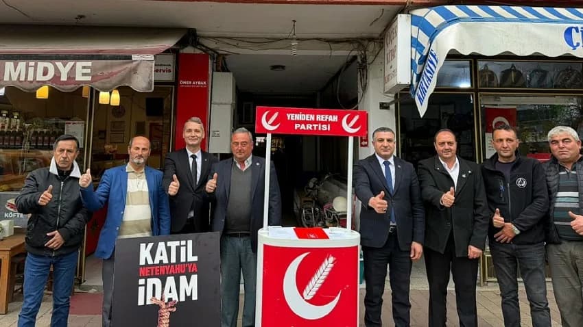 YENİDEN REFAH PARTİSİ İL BAŞKANI MEHMET YÜZBAŞI İLE BAYRAMİÇ’TE VİCDANIN SESİ YÜKSELDİ! İMZA SEFERBERLİĞİNE YOĞUN DESTEK