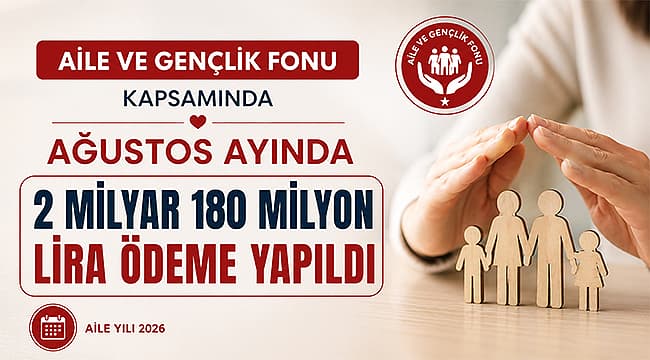 Çanakkale’de Aile ve Gençlik Fonu ile Ağustos’ta 2,18 Milyar Lira Destek Verildi
