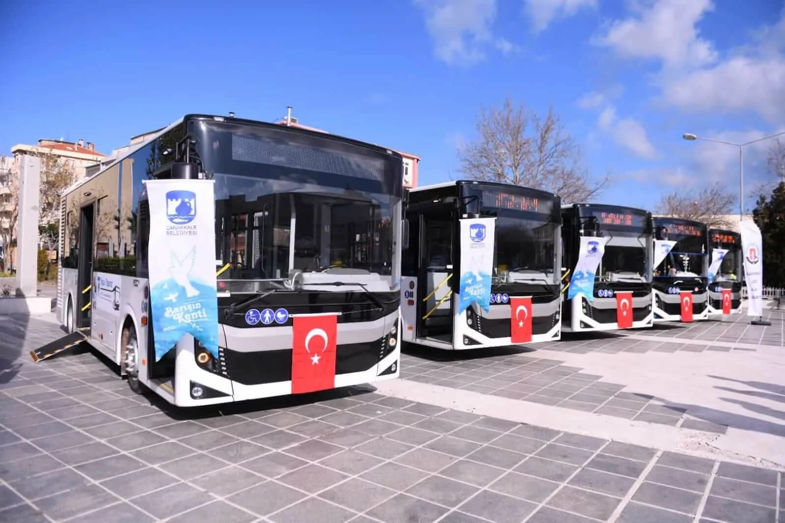 Çanakkale'de 15 Temmuz'da Toplu Ulaşım Ücretsiz