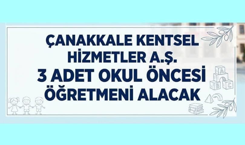 Çanakkale'de Öğretmen Alımı Başvuruları Başladı