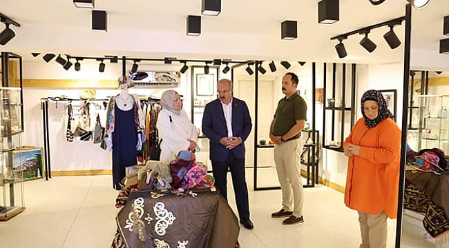 VALİ TORAMAN'DAN ÇANAKKALE STORE VE DÖSİM'E ZİYARET