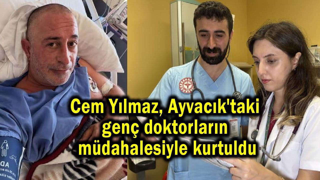 Cem Yılmaz, genç doktorların müdahalesiyle kurtuldu (Video)