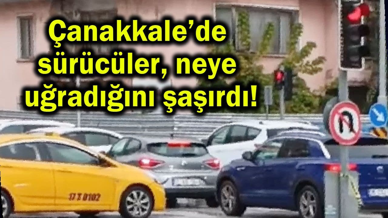 Çanakkale'de Sabah Karmaşası: Dörtyol Kavşağı'nda Trafik Işıkları Şaşkınlık Yarattı!