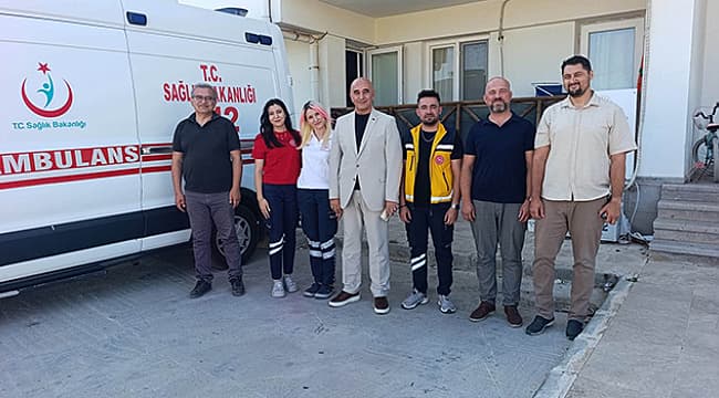 İL SAĞLIK MÜDÜRÜ DR. HAKAN GÖRGÜLÜ BOZCAADA'DA İNCELEMELERDE BULUNDU