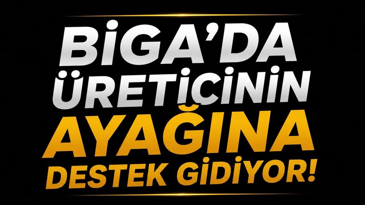 Çiftçinin ayağına arka çıkış gidiyor Biga’da