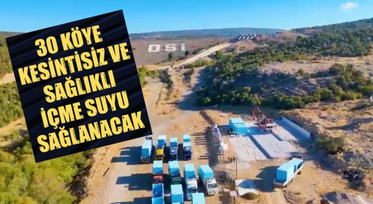 Ayvacık Barajı Projesi: 30 Köye Kesintisiz İçme Suyu