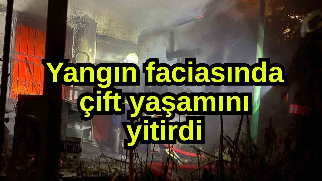 Çanakkale’ye Yakın Karakoçan’da Çıkan Ev Yangınında Çift Hayatını Kaybetti