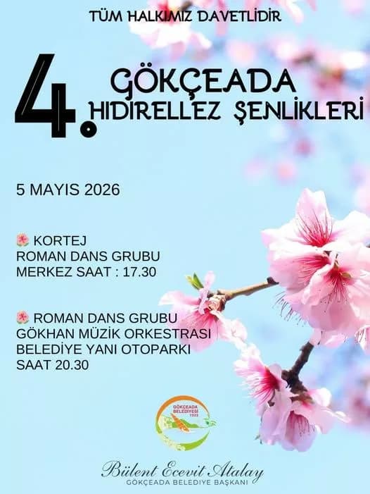 Gökçeada'da Hıdırellez Coşkusu: 5 Mayıs'ta Büyük Şenlik