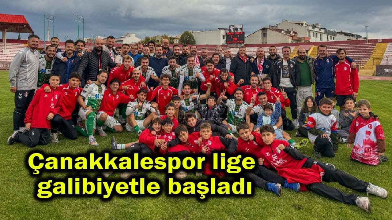 Çanakkalespor lige galibiyetle hayata geçti