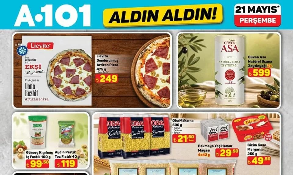 A101 21 Mayıs Aldın Aldın Fırsatları Başladı