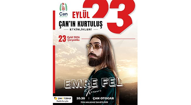ÇAN'IN KURTULUŞU ETKİNLİKLERLE KUTLANACAK Çan’ın kurtuluşunun yıl dönümü, 21-23 Eylül tarihleri arasında düzenlenecek farklı etkinliklerle kutlanacak. BAYRAMİÇ’TE MUHTARLARIN TALEPLERİ MASAYA YATIRILDI BİGA FUARI İÇİN YENİ PARTİ’YE DAVET