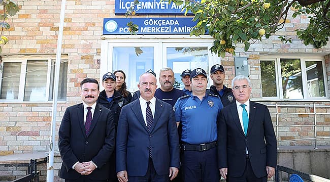Vali Toraman, Gökçeada İlçe Emniyet Amirliğini ve Yeni Hizmet Binası Projesini İnceledi