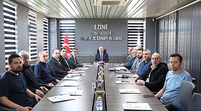 Ezine Gıda İhtisas OSB'de Gelecek Planları Şekillendi
