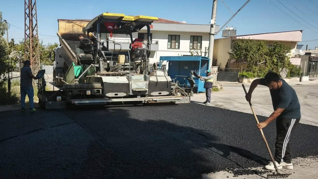 Köy yoluna 1 kilometrelik asfalt Çanakkale’de