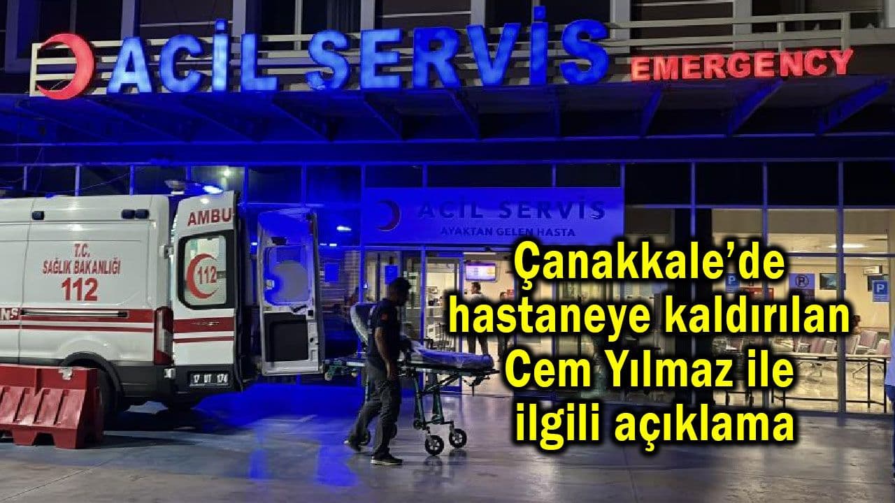 Ünlü Komedyen Cem Yılmaz'ın Çanakkale'deki Rahatsızlığına Dair Bakanlıktan Açıklama: Durumu İyiye Gidiyor