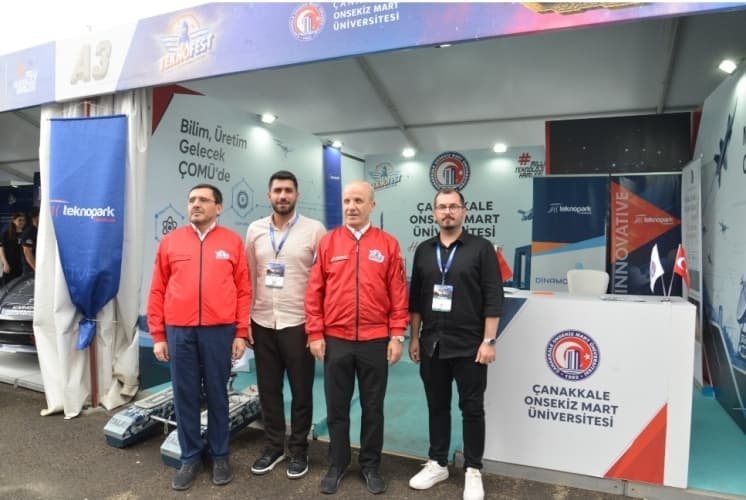 YÖK Başkanı Prof. Dr. Erol Özvar ve Yürütme Kurulu Üyesi Prof. Dr. Erol Arcaklıoğlu’ndan ÇOMÜ Stantına Ziyaret