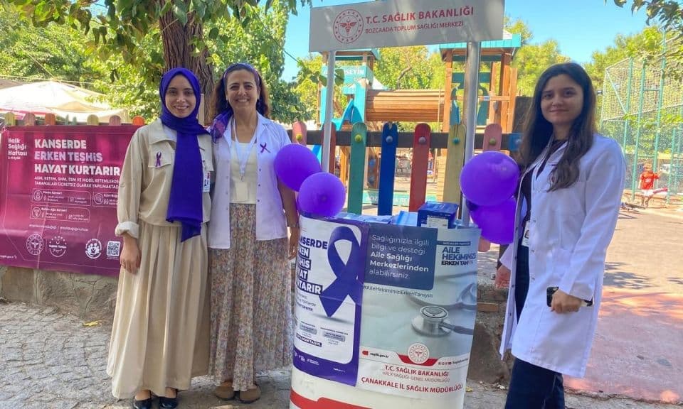 Bozcaada’da Kanser Taraması Farkındalığı: Halk Sağlığı Haftası Etkinliği