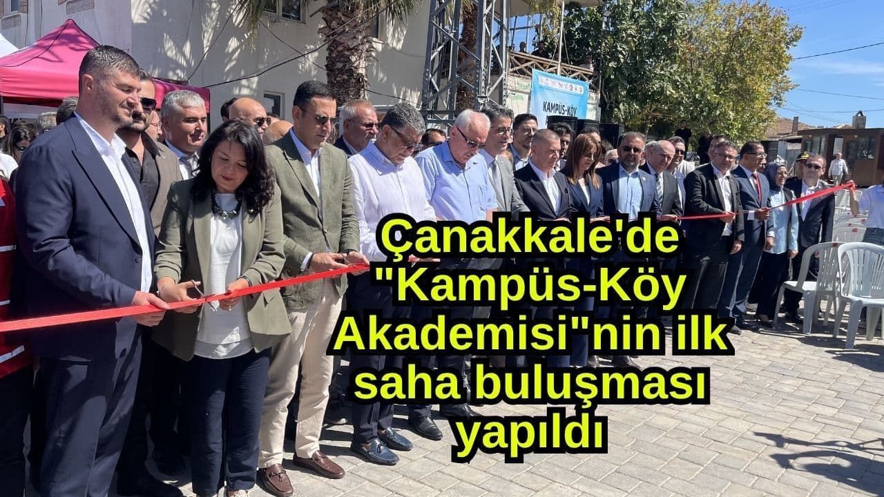 Çanakkale'de "Kampüs-Köy Akademisi"nin ilk bölge buluşması düzenlendi