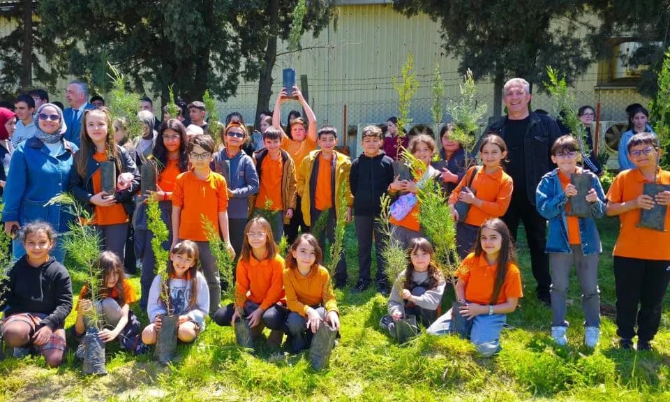 Gelibolu'da ÇEDES Projesi Kapsamında Fidan Dikimi Etkinliği