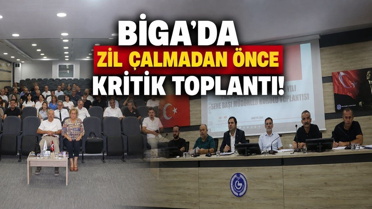 Biga’da zil çalmadan önce hayati görüşme!