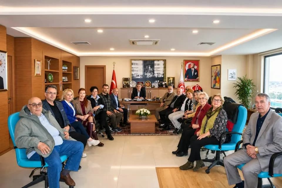 İyi Parti Çanakkale İl Başkanlığı'ndan Halil Ertuğrul'a Ziyaret