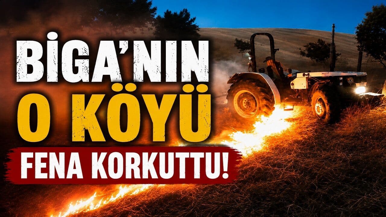 Biga’nın o köyü fena korkuttu!
