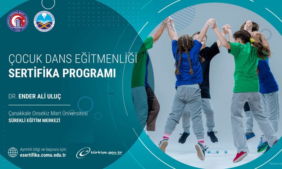 Çanakkale’de Çocuk Dans Eğitmenliği Sertifika Programı Başlıyor