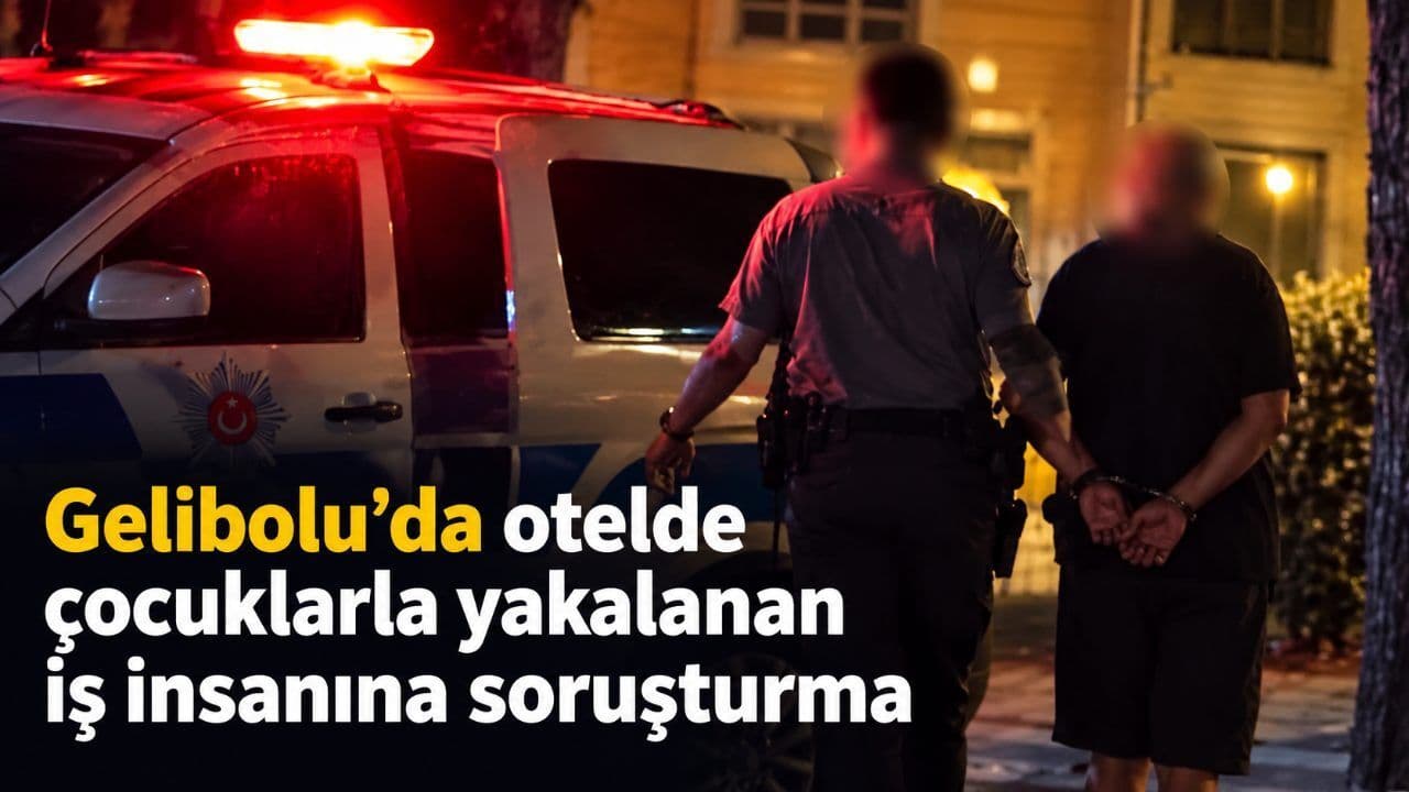 Gelibolu’da Otelde Çocuklarla Yakalanan İş İnsanına Soruşturma