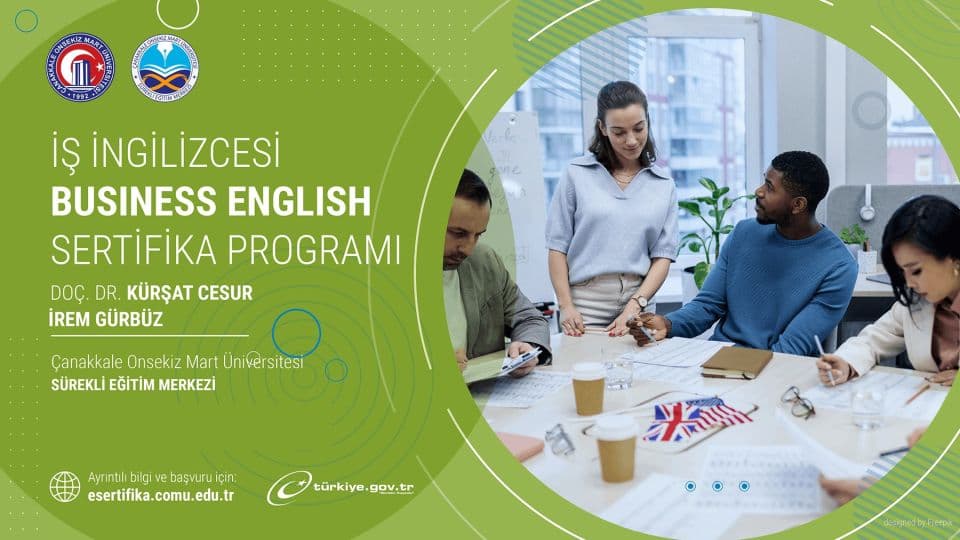 ÇOMÜ'den İş Dünyasına Özel Sertifika Programı: Business English Eğitimi