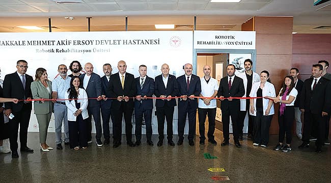 Çanakkale'de Robotik Rehabilitasyon Ünitesi Açıldı