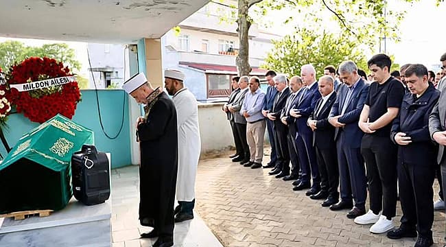 VALİ TORAMAN, HAMZA ERKAL'IN OĞLUNUN CENAZE NAMAZINA KATILDI