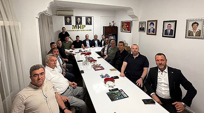 MHP ÇANAKKALE TEŞKİLATI İLK İLÇE BAŞKANLARI TOPLANTISINI GERÇEKLEŞTİRDİ