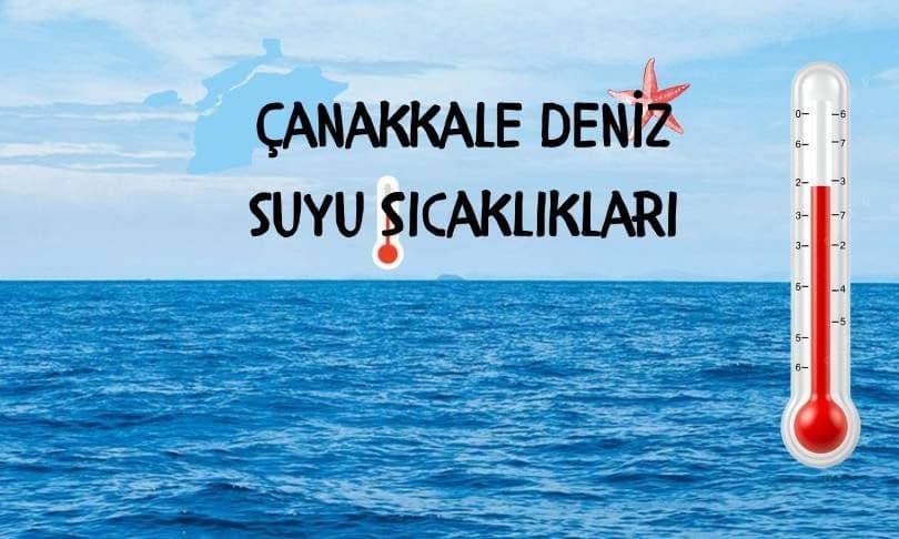 Çanakkale'de Deniz Suyu Sıcaklıkları 17 Ağustos 2026