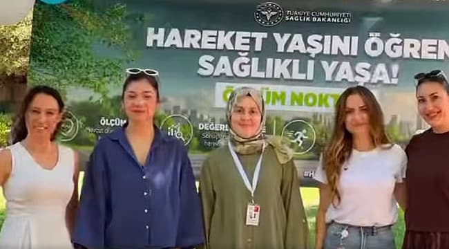 "HAREKET YAŞINI ÖĞREN, SAĞLIKLI YAŞA" KAMPANYASI BAŞLIYOR