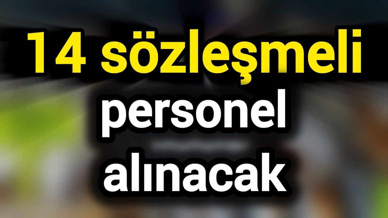 Çanakkale'de 14 Sözleşmeli Havacılık Personeli Alımı