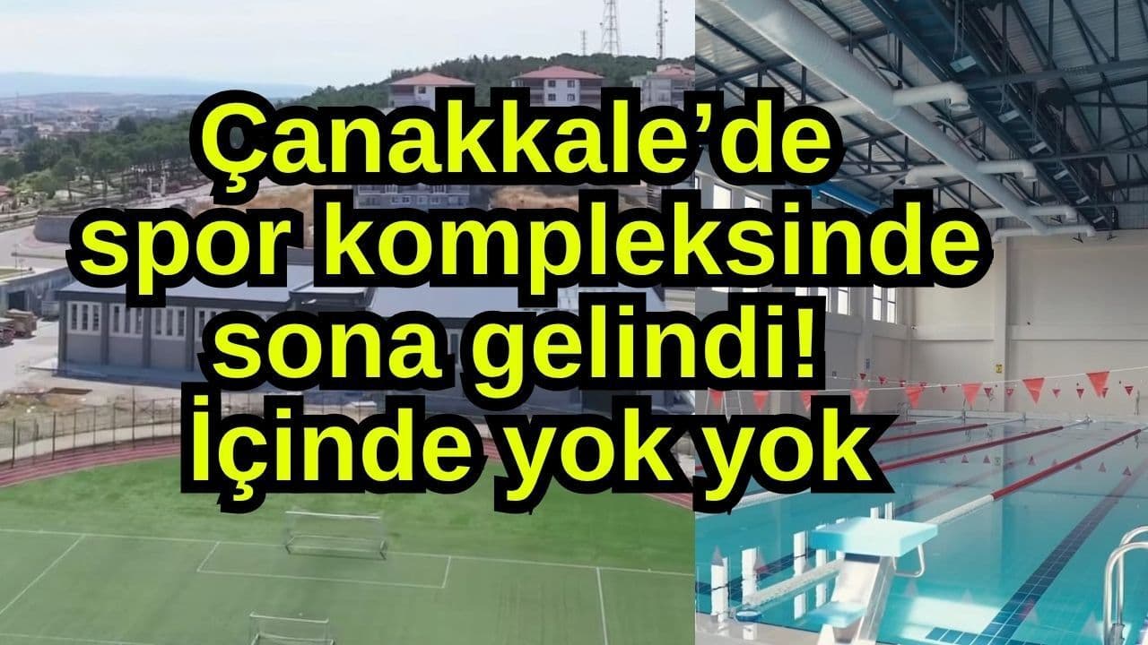Ezine'nin Kalbinde Yükselen Dev Spor Kompleksi Tamamlanmak Üzere: Çanakkale'nin Yeni Cazibe Merkezi Olmaya Aday