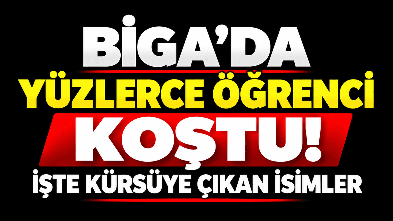 Biga Cumhuriyet Koşusu Nefes Kesti: Genç Atletler Cumhuriyet Coşkusunu Parkura Taşıdı