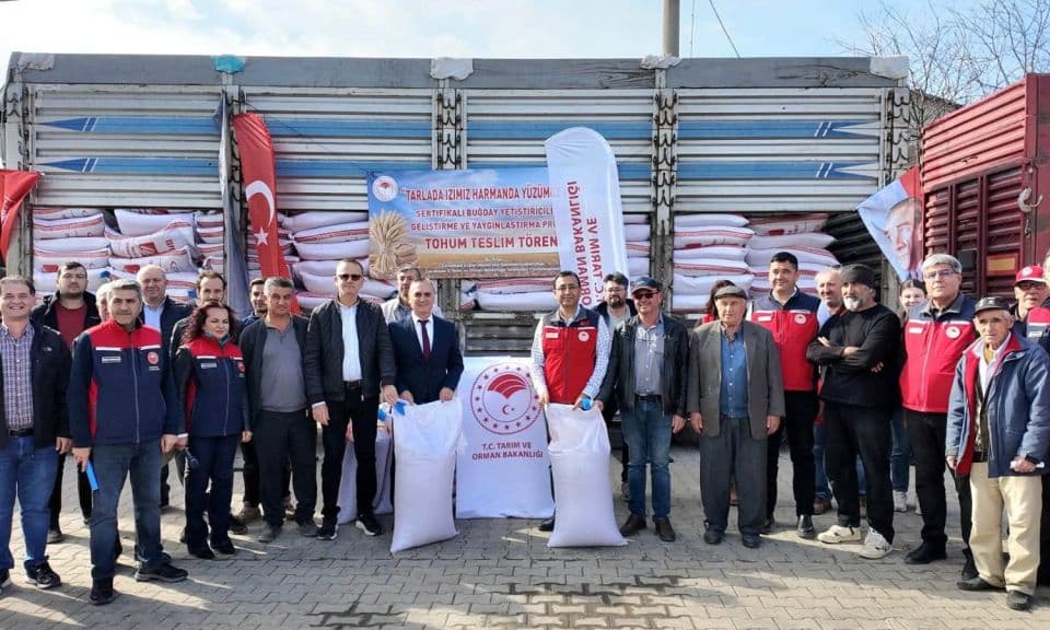 Çanakkale’de 62 bin 500 kg Sertifikalı Buğday Tohumu Dağıtıldı