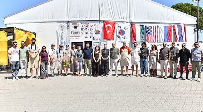 BAŞKAN ERKEK, ULUSLARARASI SERAMİK SEMPOZYUMU ÇALIŞMALARINI İNCELEDİ