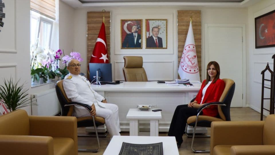 Tuğamiral Birol Orak’tan Mine Hayta’ya İade-i Ziyaret