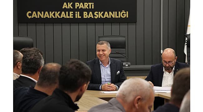 AK Parti Çanakkale’de İl Genel Meclisi Öncesi Grup Toplantısı Gerçekleşti