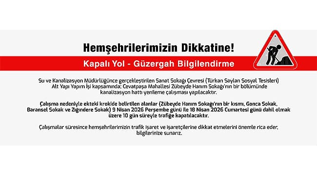 Çanakkale'de Trafiği Etkileyecek Kapanma