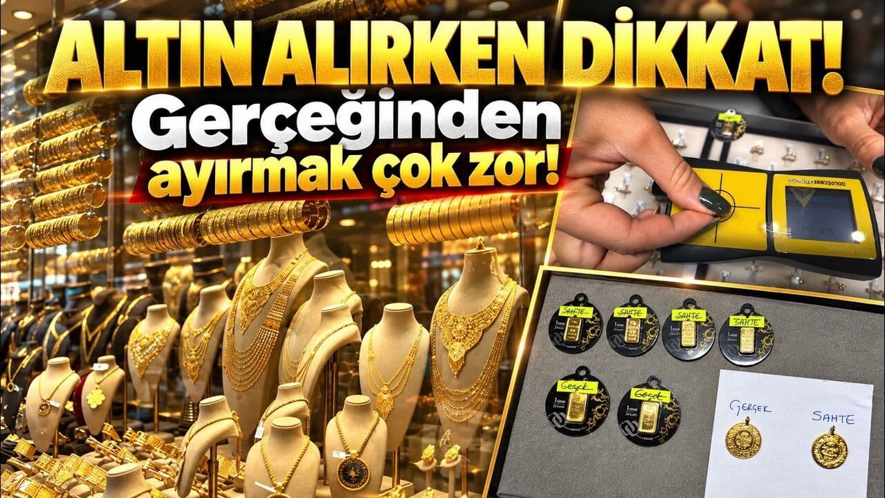Altın Alırken Dikkat! – Çanakkale'de Sahte Altın Uyarısı