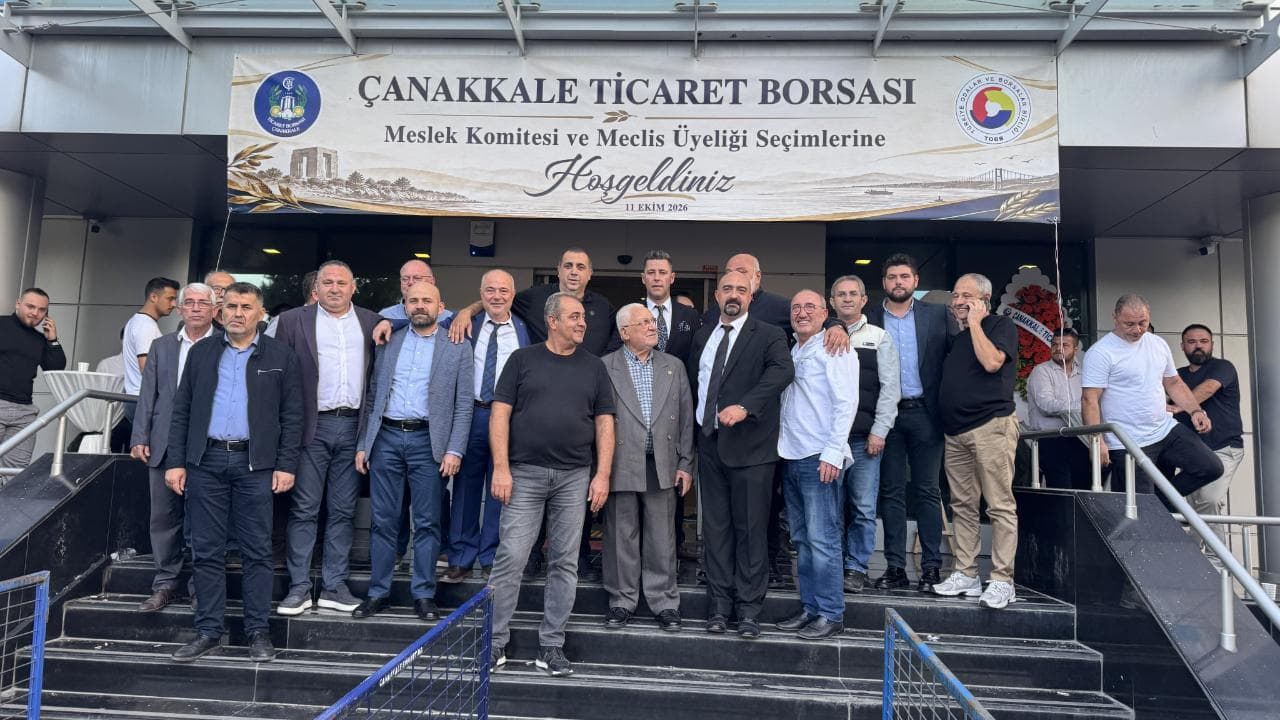 Çanakkale Ticaret Borsası Meslek Komitesi ve Meclis üyesi seçimleri tamamlandı